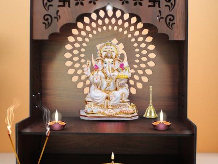 Beautiful Traditional Mandir Shelf for Home | 15 x 12 x 18 inches Online Sale