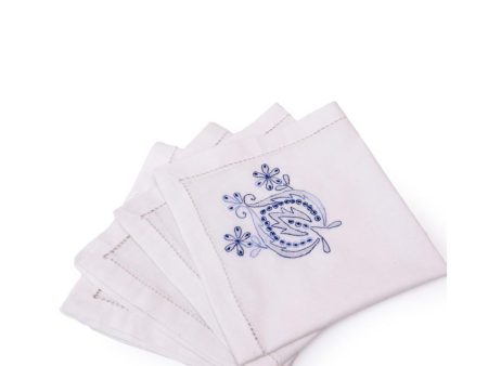 Blue Royale Napkins | Set of 4 | 17 x 17 inches on Sale