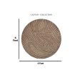 Beautiful Brown Shade Hand-Tufted Wool Round Area Rug Online