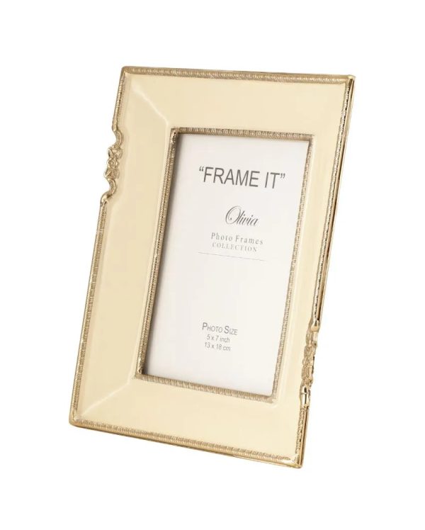 Enamel Embrace Iron Photo Frame on Sale