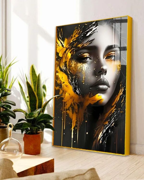 Artistic Innovation Girl Canvas Wall Painting | Multiple Sizes Cheap