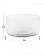 Elegance The Magic of Glass Multipurpose Bowl | 8 x 3 inches For Discount