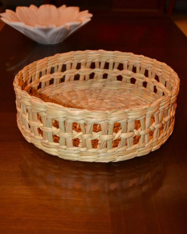 Versatile Beige Kauna Round Utility Basket | 9 x 3 inches Fashion