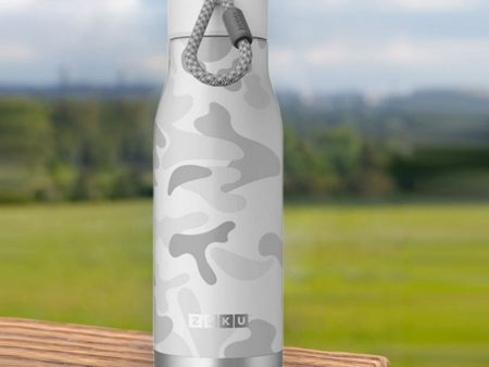 Zoku Vela Camo Stainless Bottle | 3 x 3 x 10 inches Hot on Sale