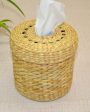 Rustic Beige Kauna Round Tissue Box | 5 x 5 inches Cheap