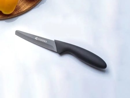 Assure Stainless Steel Black Paring Knife with Soft Grip Handle | 3 x 10 inches Hot on Sale