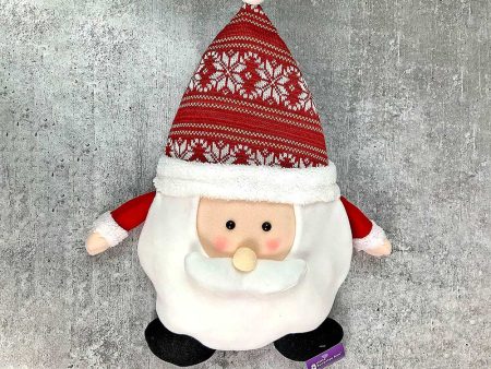 Fluffy Santa Pillow Christmas Decoration | 13 x 20 inches For Cheap