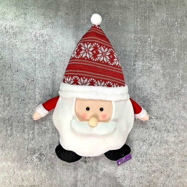 Fluffy Santa Pillow Christmas Decoration | 13 x 20 inches For Cheap