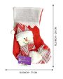 3D Stockings For Gifts & Christmas Decor | 3 Pieces Combo | 7 x 10 inches Hot on Sale