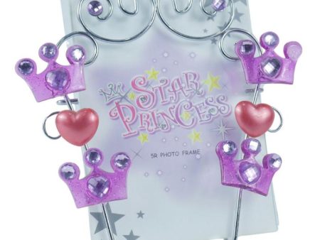 Premium Heart Princess Design Glass Photo Frame | 8 x 6 inches For Sale