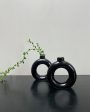 Ceramic Design Mini Donut Vase | 4 x 4 inches Fashion