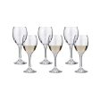 Alexandra Wine Glasses Clear Crystal Drinkware | Set of 6 | 3 x 8 inches | 245ml Online