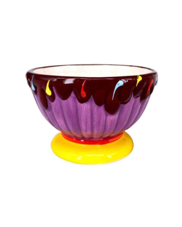 Luxury Serving Dish Ceramic Colorful Ice Cream Bowl | 5 x 4 inches Fashion