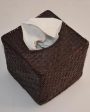 Cozy Brown Screw Pine Boutique Tissue Box | 6 x 6 inches For Cheap