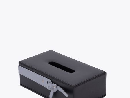 Looped Design Rectangular Vegan Leather Tissue Box | 10 x 5 x 3 inches Online now