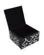 Square Decorative Black Jewelry Organizer Small Box | 4 x 2 inches Online