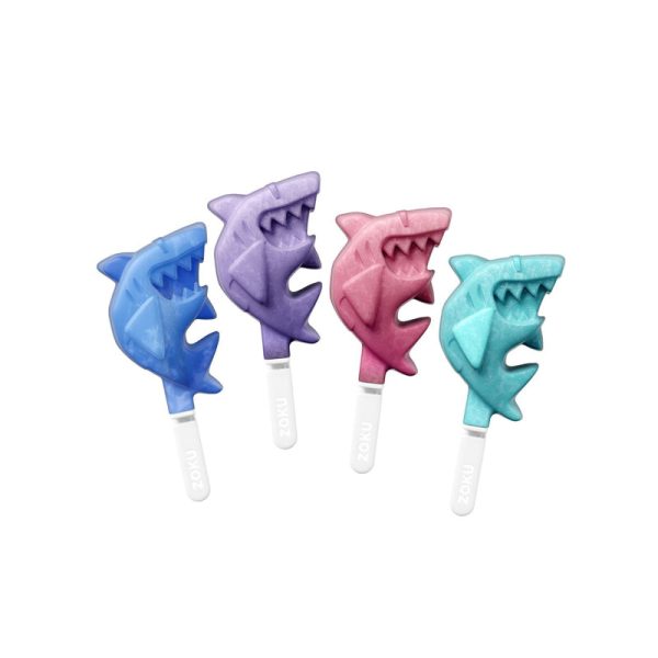 Zoku Rivera Shark Ice Pop Mold | Set of 9 | 5 x 12 x 1 inches Online