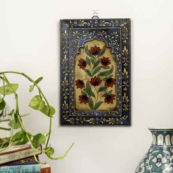 Artistic Hand-Painted Wooden Wall Frame | 12 x 8 inches Sale