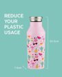 Pure Kids Emojis Printed Water Bottle | 600 ML Fashion