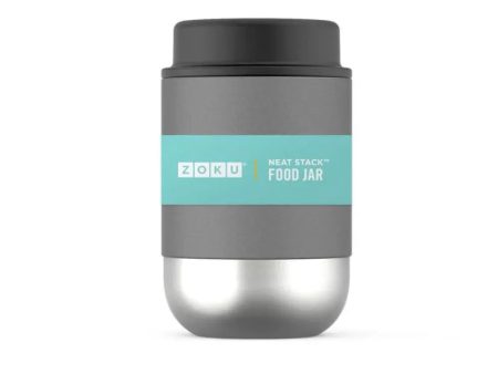 Zoku Double Wall Vacuum Insulated Stainless Steel Food Jar | Grey | 4 x 6 inches Sale