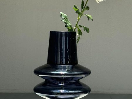 Ripple Glass Vase | 8 x 12 inches Online Hot Sale