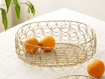 Meza Basket Small Size In Copper on Sale