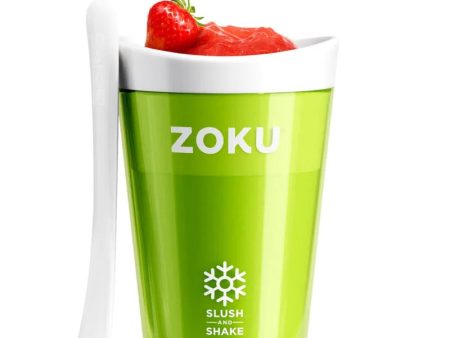 Zoku Slush and Shake Maker With 1 Spoon | Green | 4 x 6 inches on Sale