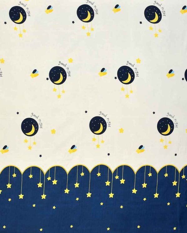 Hanging Star Printed Kids Comfy Quilts Cover With Zipper For Discount