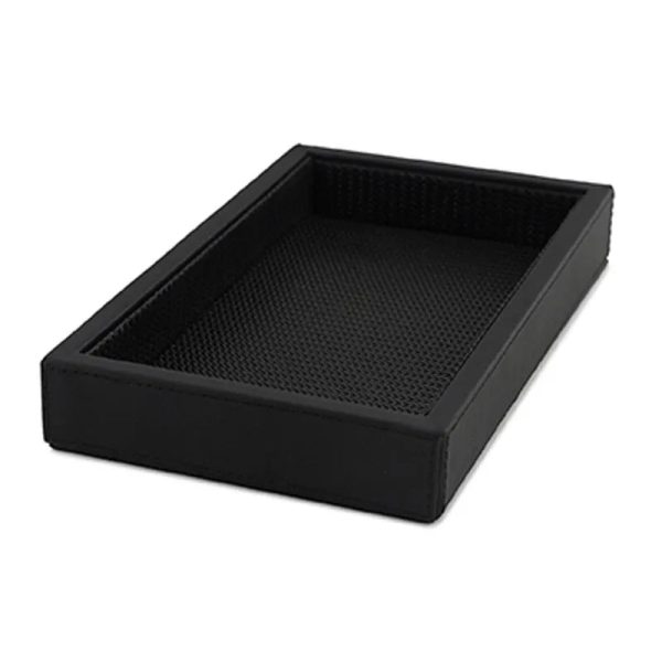 Braided Napkin  Leather Tray | 12 x 7 x 1.5 inches Fashion