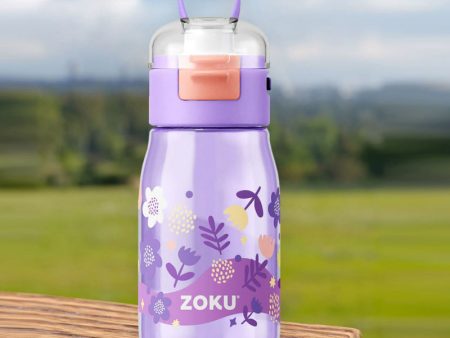 Zoku Shaz Kids Flip Gulp Bottle | 3 x 3 x 7 inches Sale