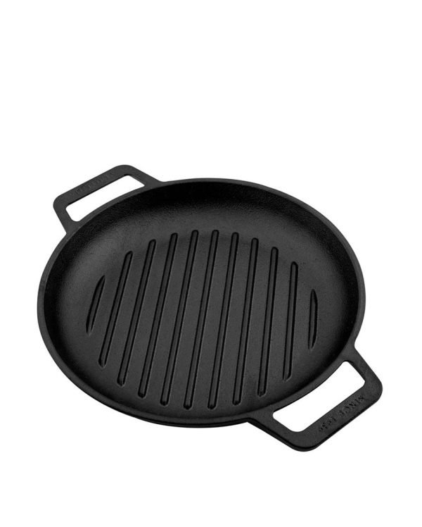 Grill Skillet Pan Double Handle | Safe For All Cooktops | 10 x 13 x 2 inches Discount