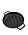 Grill Skillet Pan Double Handle | Safe For All Cooktops | 10 x 13 x 2 inches Discount