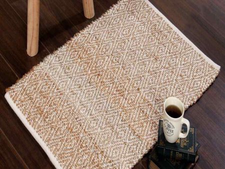 Diamond Weave Handwoven Jute Rug | 24 x 35 inches Online Hot Sale