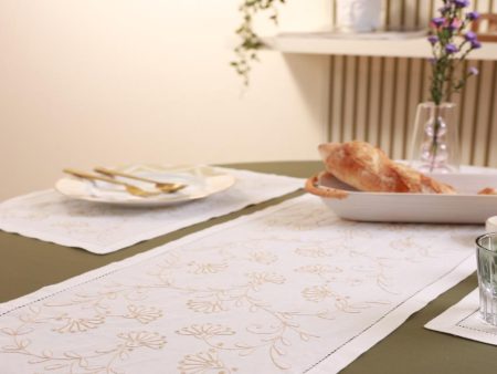 Gold Royale Cotton Table Runner | 67 x 13 inches Sale