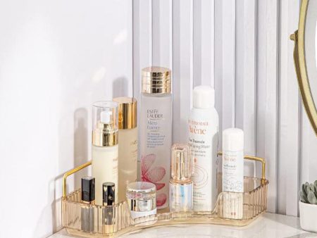 Corner Cosmetic Storage Plastic Rack Online Hot Sale