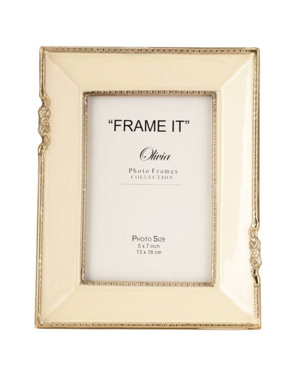 Enamel Embrace Iron Photo Frame on Sale