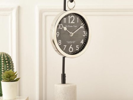 Suspended Marble Time Keeper Table Clock Fashion