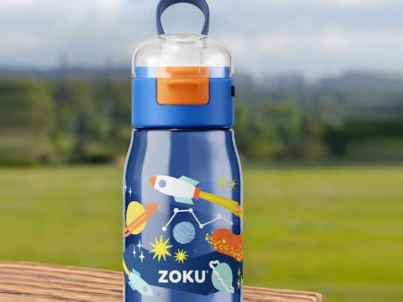 Zoku Lopez Kids Flip Gulp Bottle | 3 x 3 x 7 inches Fashion