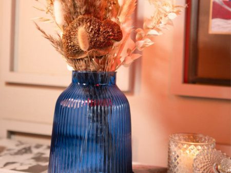 Ocean Breeze Glass Vase | 6 x 9 inches Sale