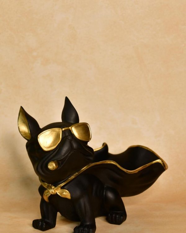 Majestic Resin Caped Dog Showpiece | 10 x 4 x 7 inches Online