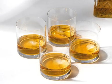 Mikasa Julie Double Whiskey Glasses | Set of 4 | 426ml For Sale