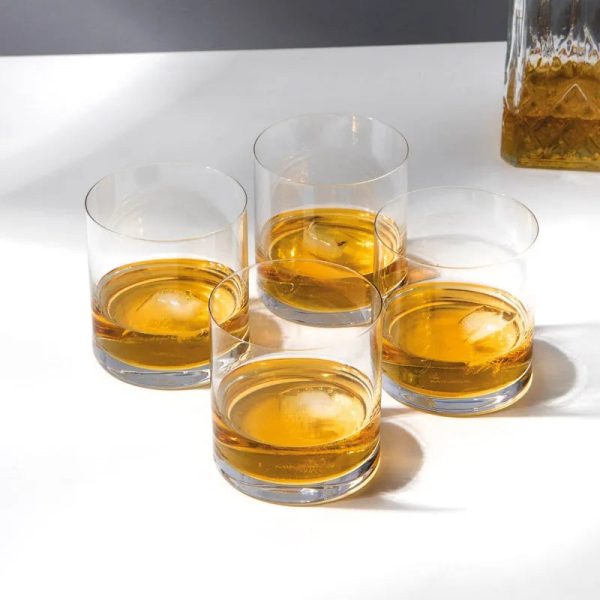 Mikasa Julie Double Whiskey Glasses | Set of 4 | 426ml For Sale