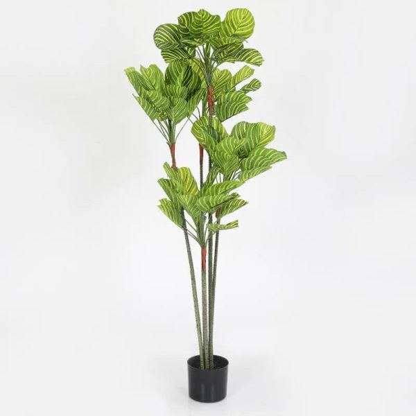 Ginkgo & Ficus Artificial Real Touch Plant With Pot | 60 Inch Online Hot Sale