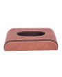 Stylish Curve Two Tone Faux Leather Tissue Box | 10 x 5 x 3 inches Fashion