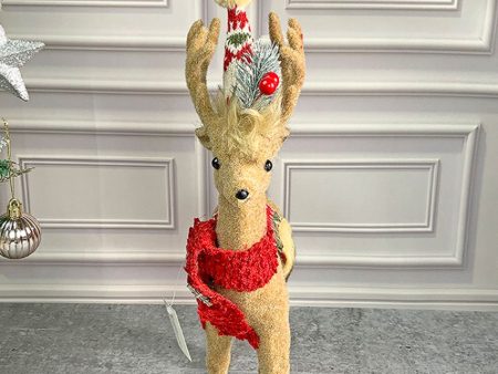 Adorable Brown Deer For Christmas Decoration Hot on Sale