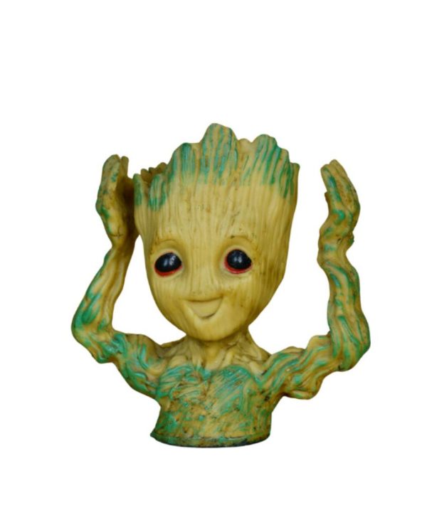 Groot Figurine With Hands Up Artisan Showpiece | Set of 2 on Sale