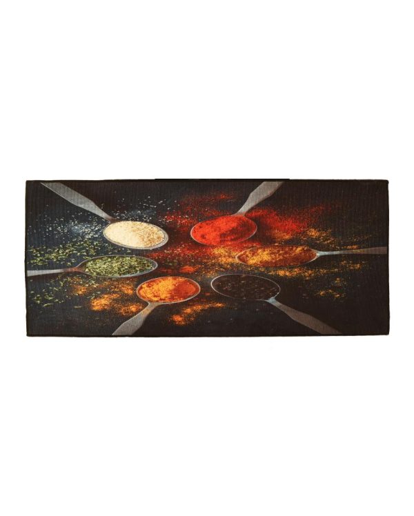 Splashing Spices Nylon Kitchen Floor Mats | Set of 2 Online Sale