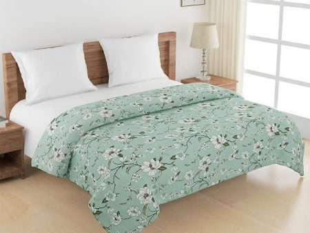 Ananda Floral Cotton Double Bed Size Quilt | 100 x 90 inches Cheap