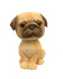 Bobble Head Pug Polyresin Figurine | 6 x 6 x 8 inches Online Hot Sale