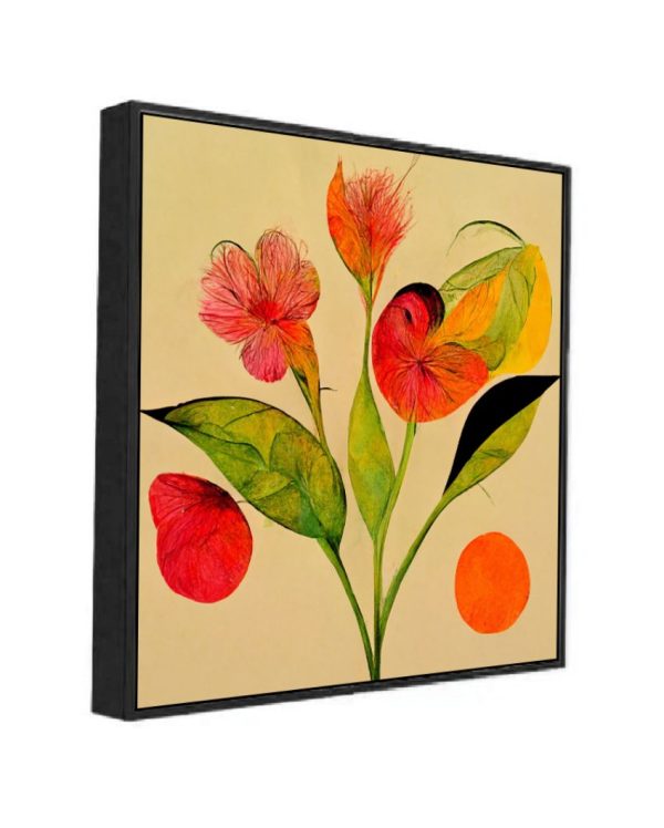 Floral Symphony Abstract Nature on Canvas Wall Painting Fashion